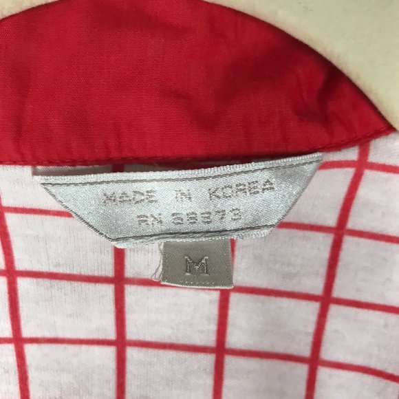 Vintage 80s red Casual Corner pleated jacket - Picture 11 of 11